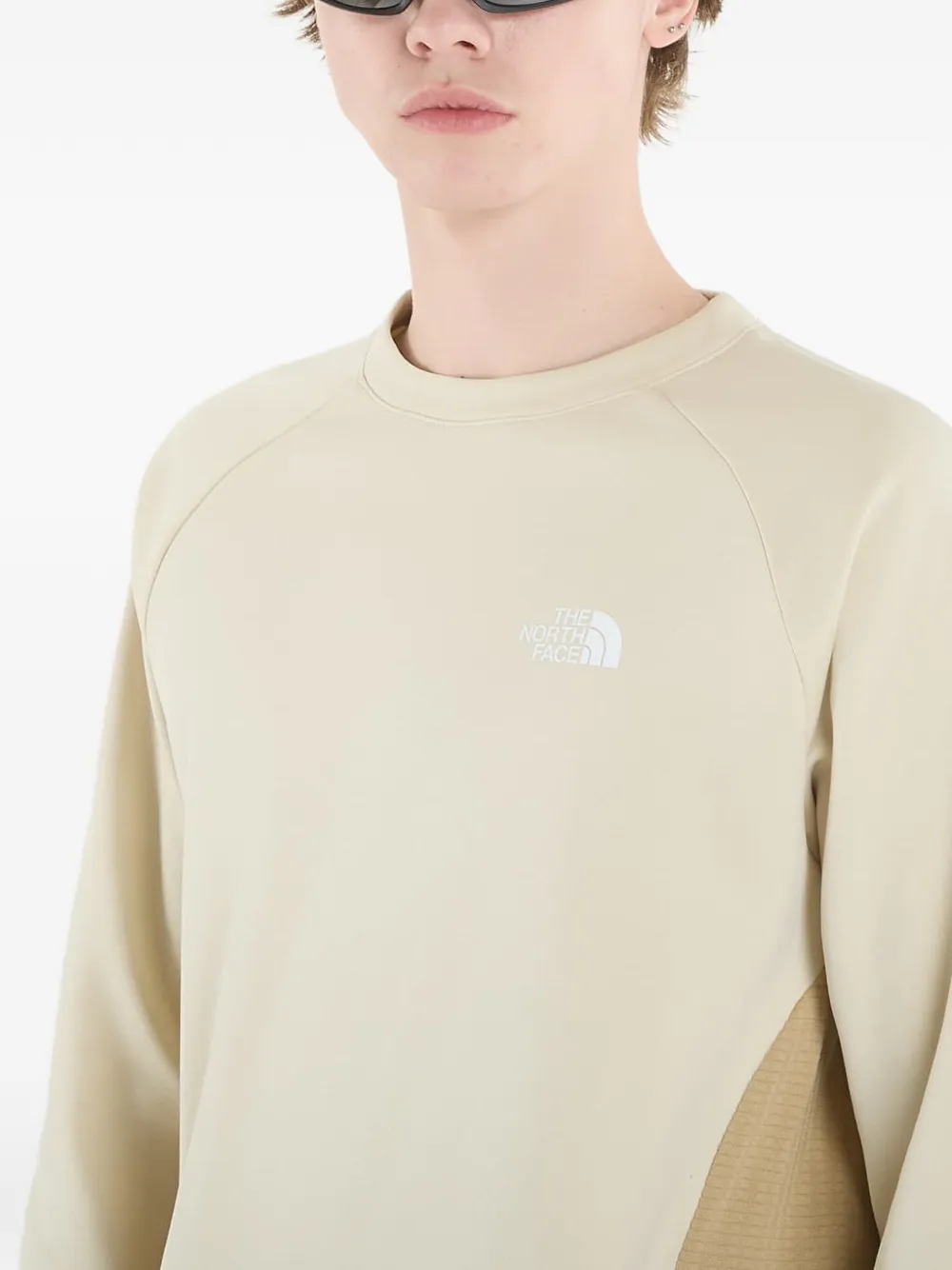The North Face Sweater met logo Beige