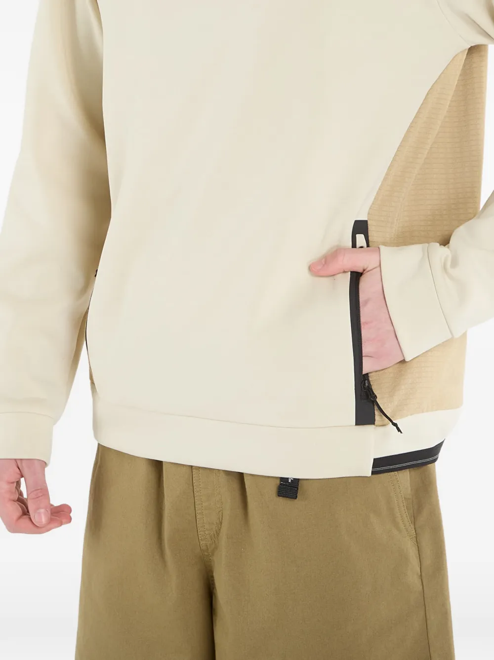 The North Face Sweater met logo Beige