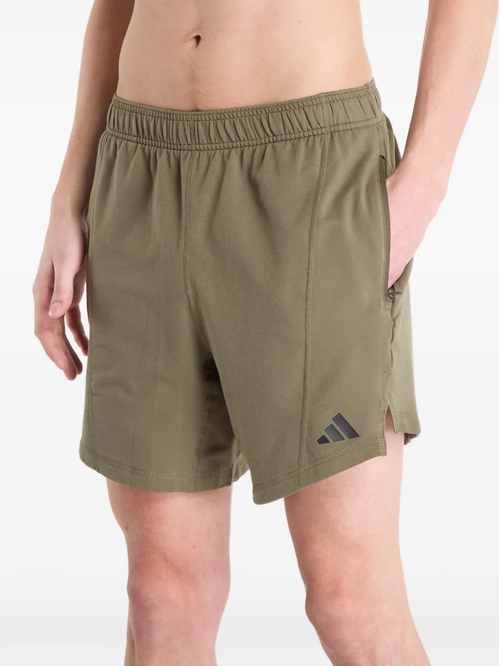 adidas Shorts met logoprint Groen
