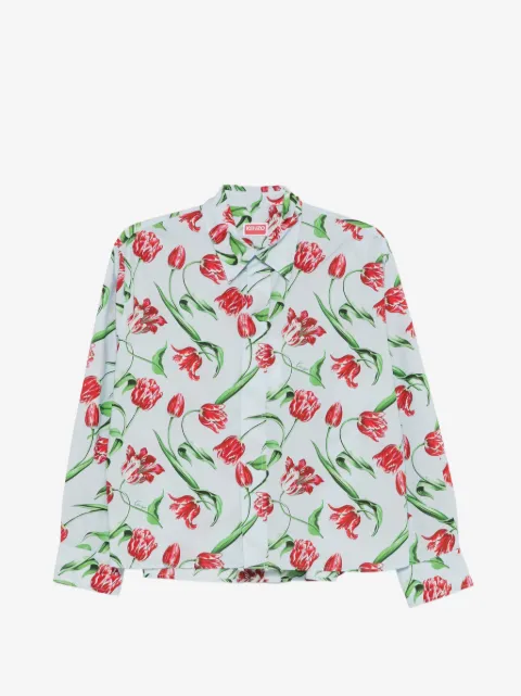 Kenzo camisa con estampado floral