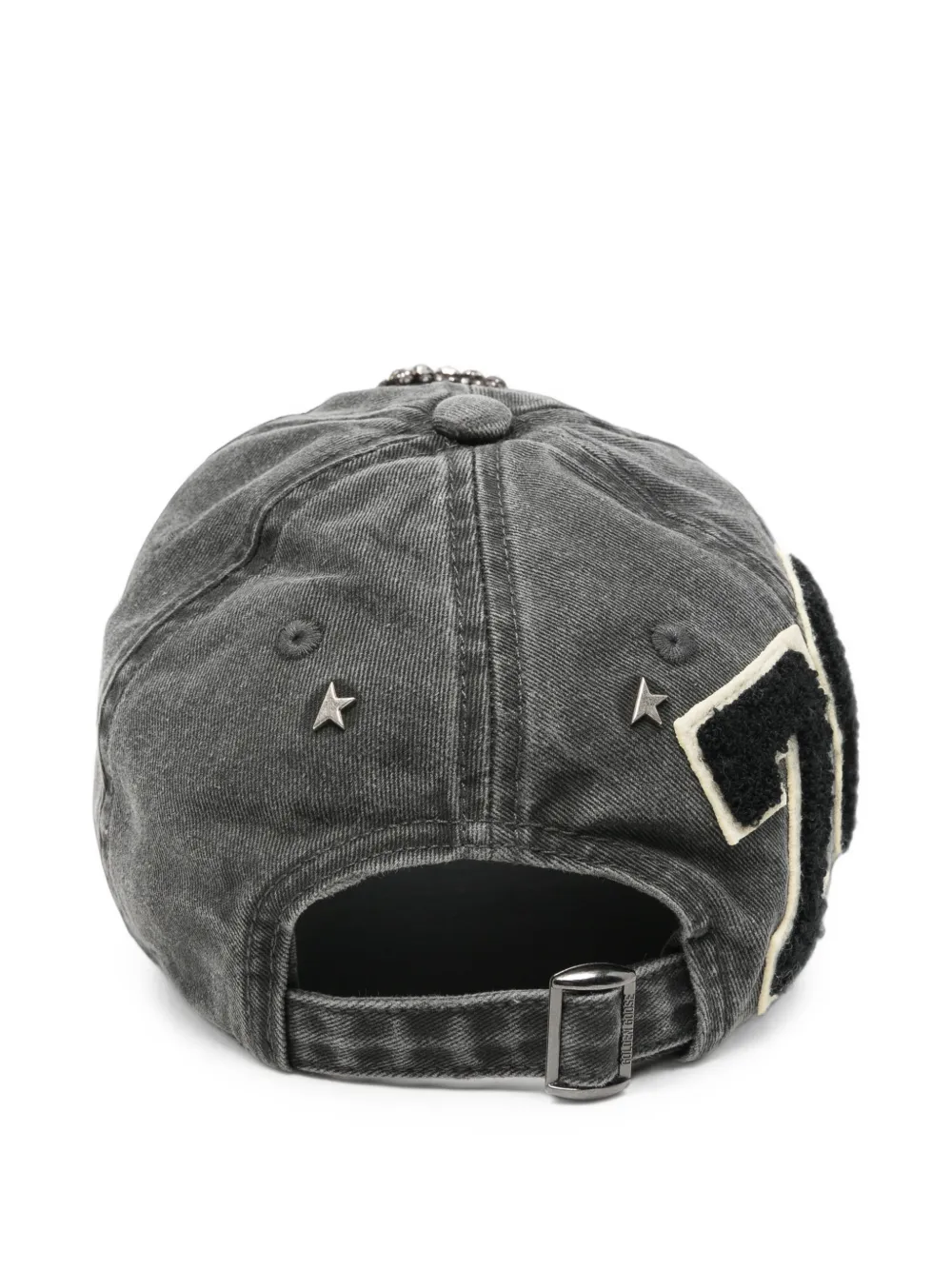 Golden Goose embellished patch-detail baseball cap Grijs