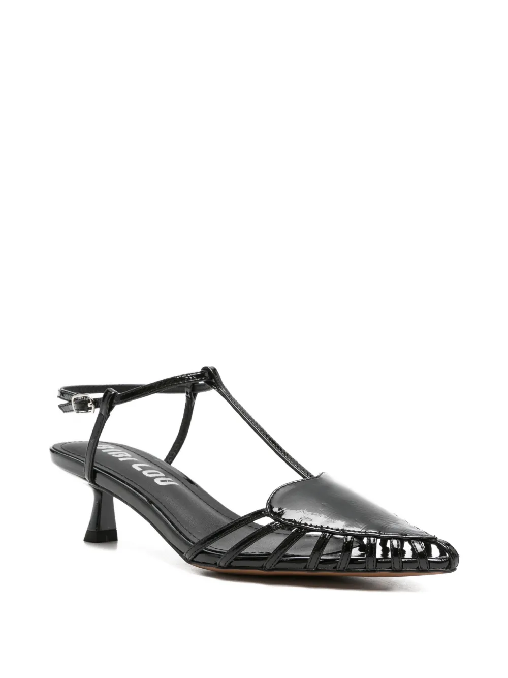 Bibi Lou May sandalen met hartpatroon Zwart