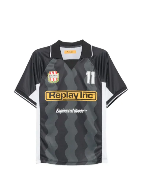 Replay wave-pattern T-shirt