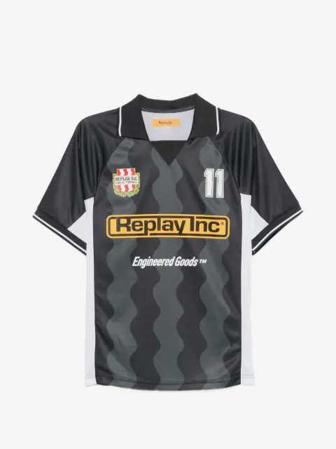 Replay wave-pattern T-shirt