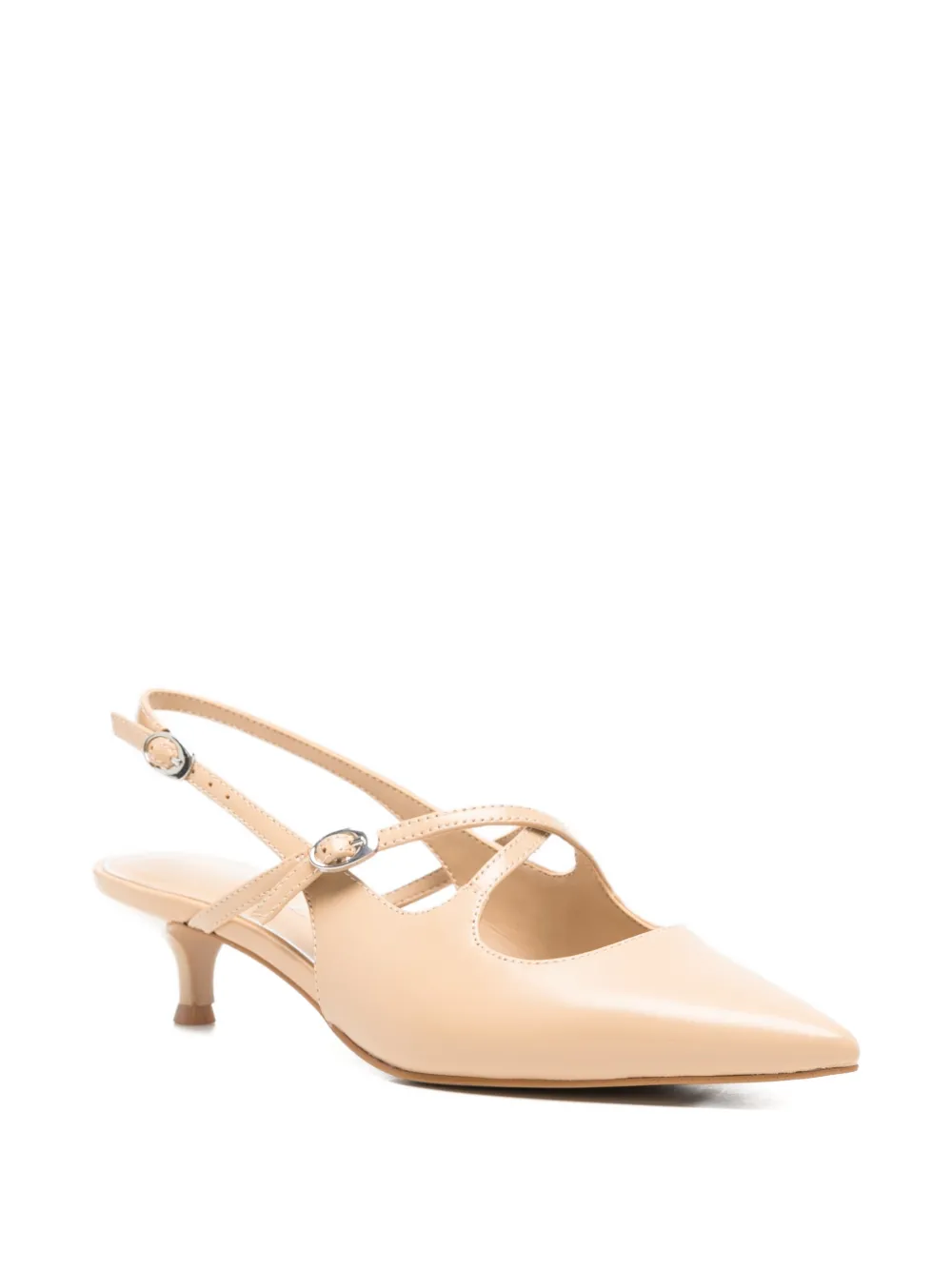 GUESS USA Slingback pumps met puntige neus Beige