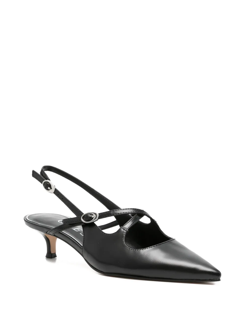 GUESS USA Yasira slingback pumps met puntige neus Zwart