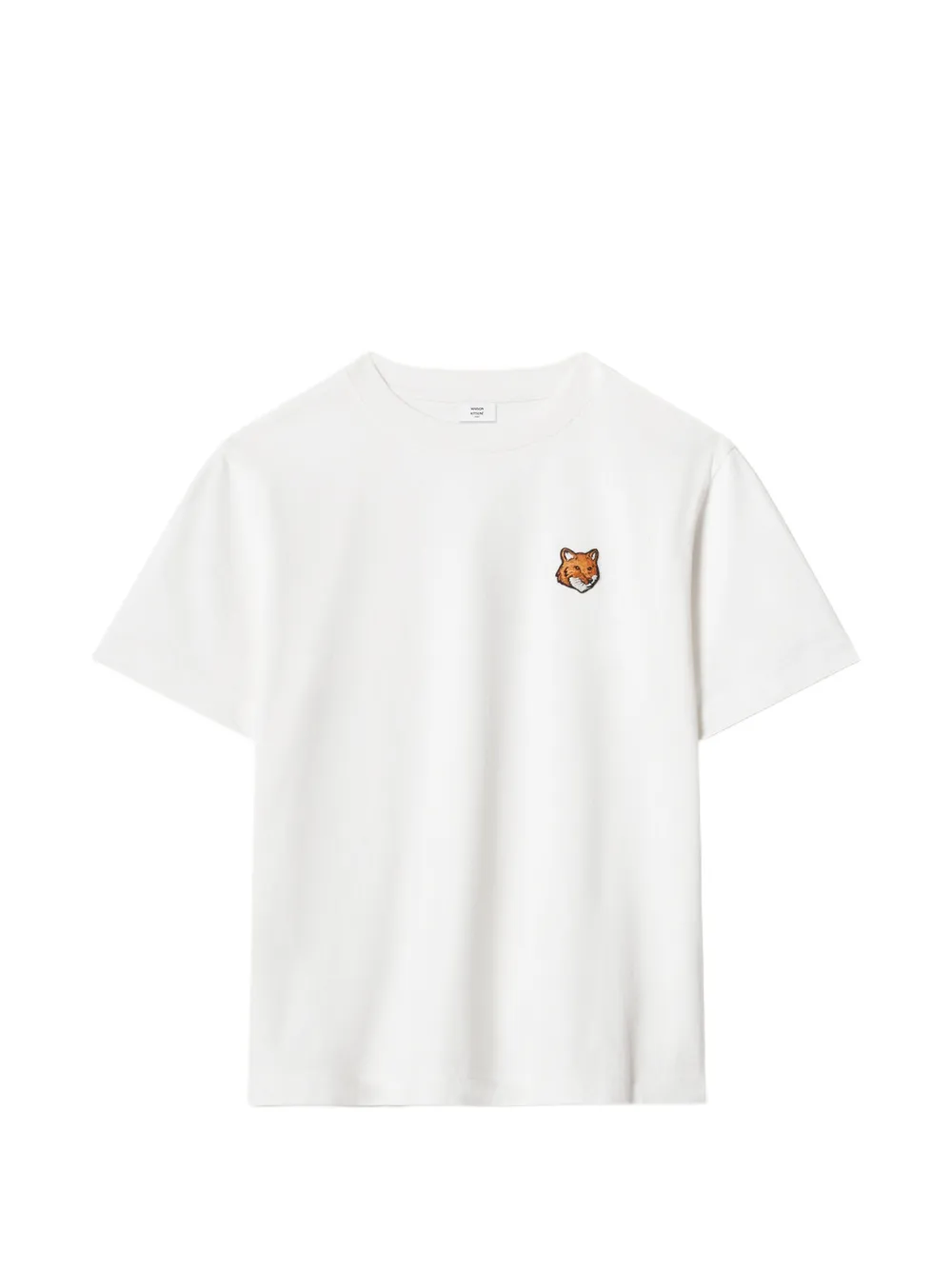 Maison Kitsuné Fox Head patch t-shirt - Bianco