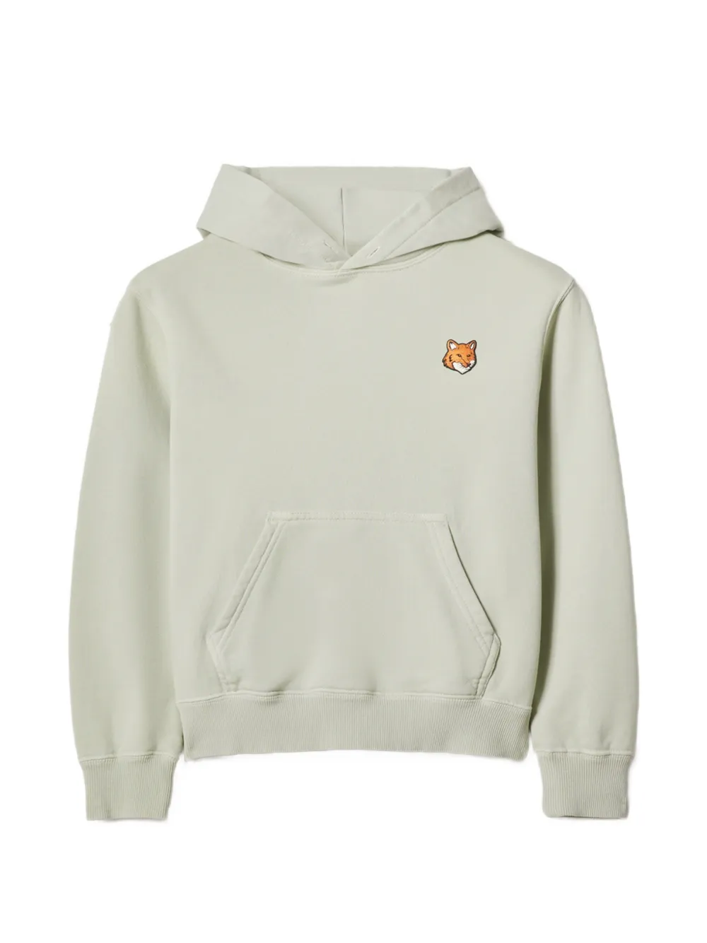 Maison Kitsuné Fox-Head patch hoodie - Verde