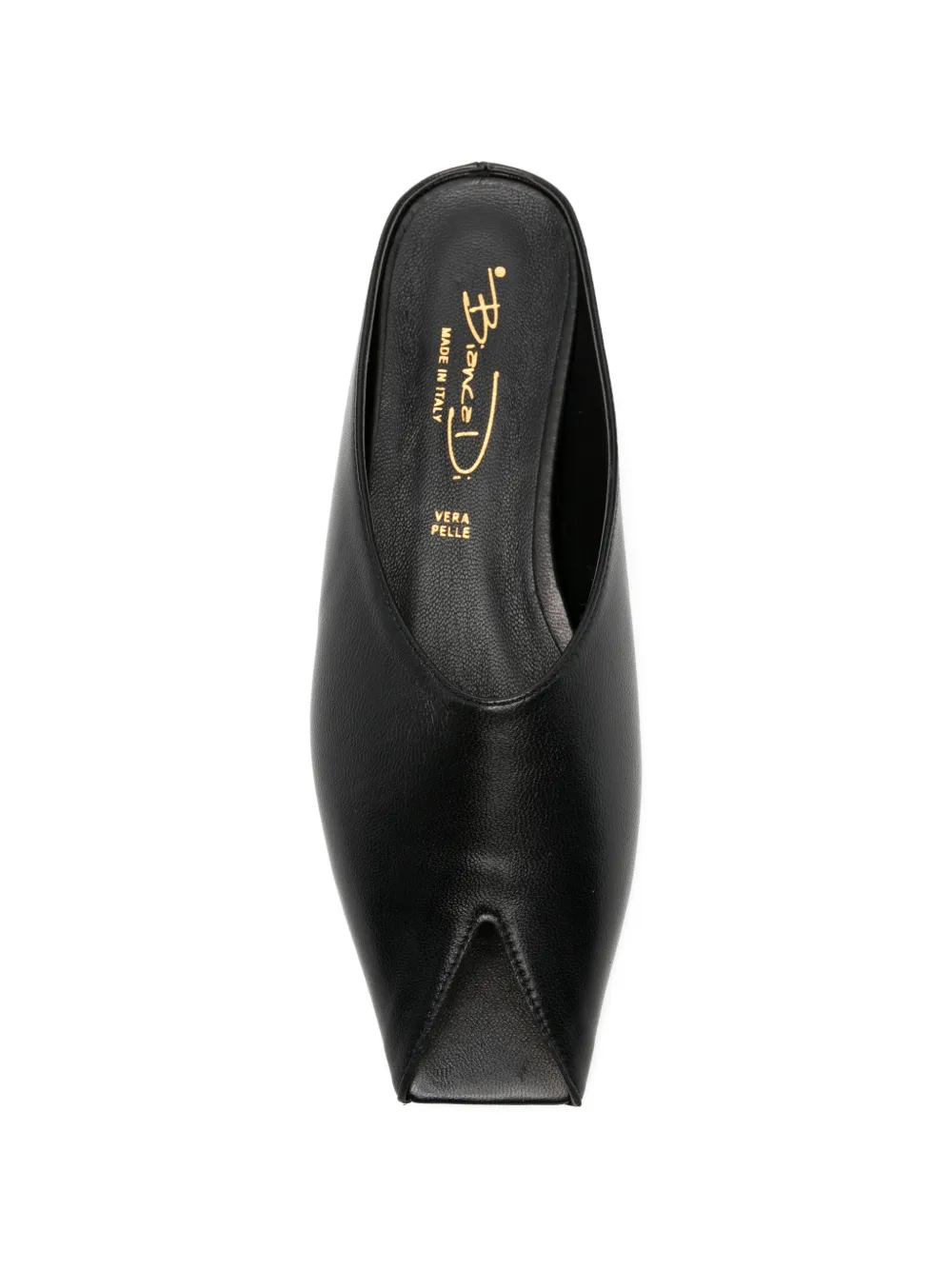 biancadi Bianca leren sandalen Zwart