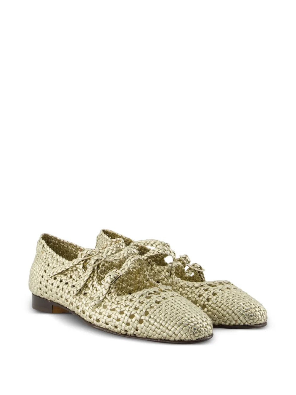 Carel Paris Ariana raffia ballet flats Beige
