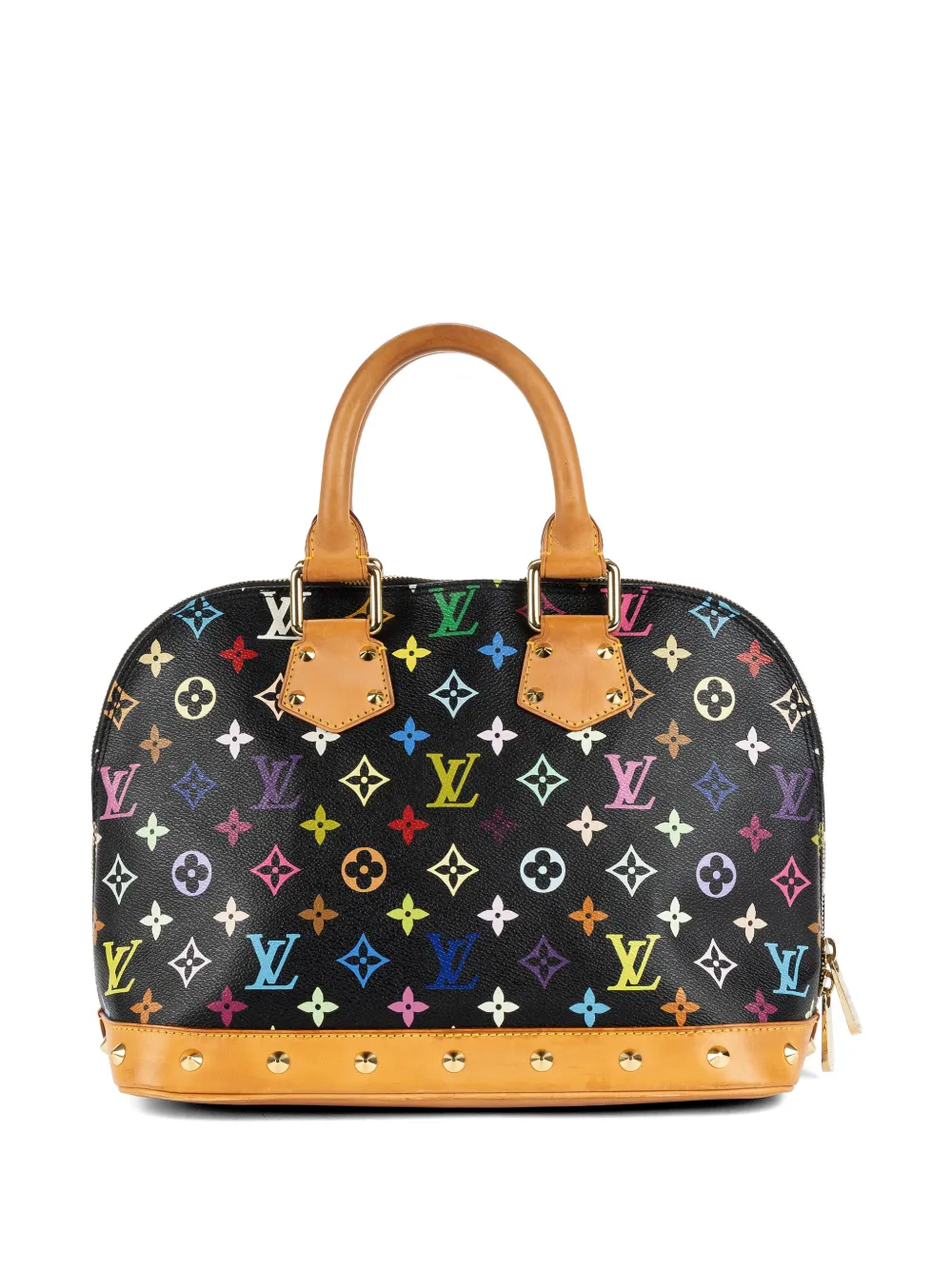 Louis Vuitton Pre-Owned Monogram Multicolore Alma shopper Zwart