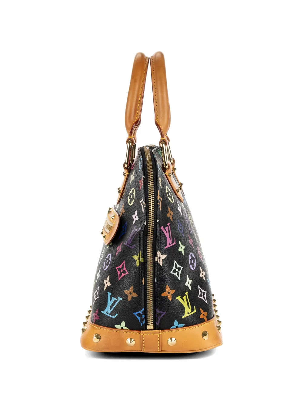Louis Vuitton Pre-Owned Monogram Multicolore Alma shopper Zwart