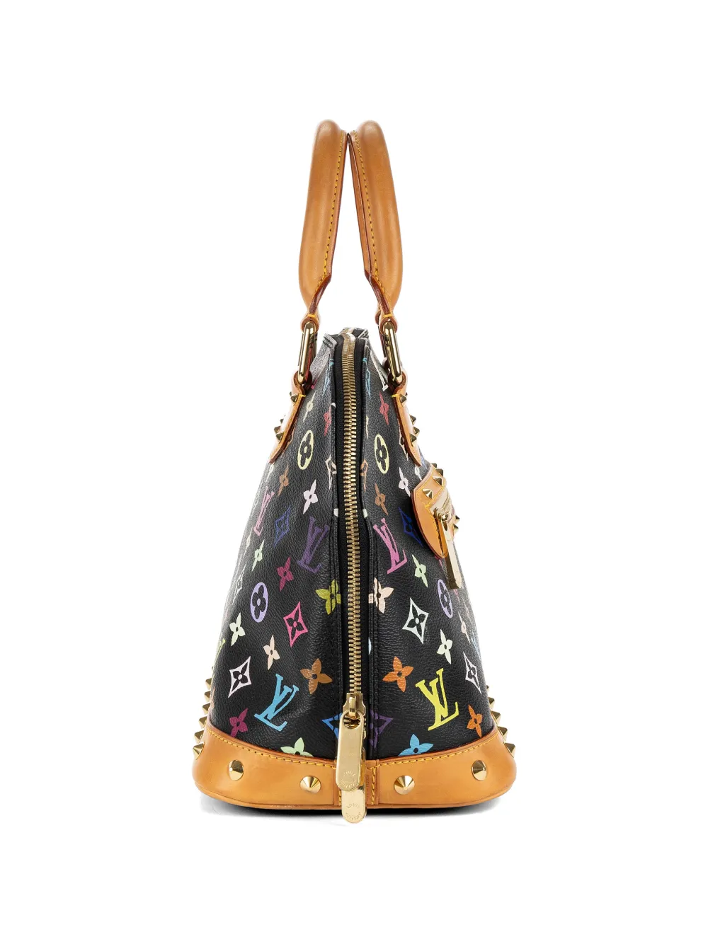 Louis Vuitton Pre-Owned Monogram Multicolore Alma shopper Zwart