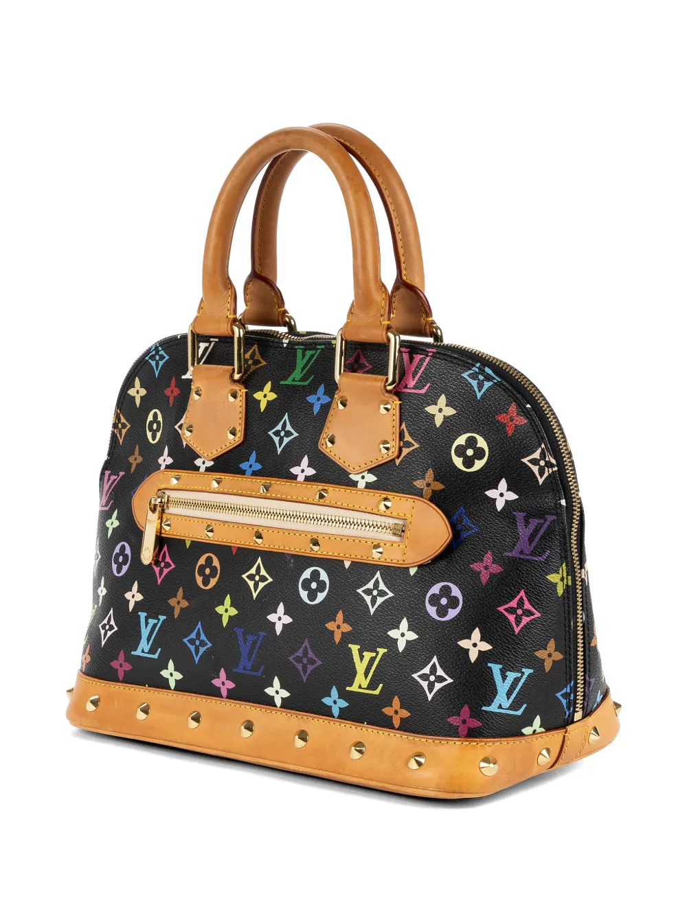 Louis Vuitton Pre-Owned Monogram Multicolore Alma shopper Zwart