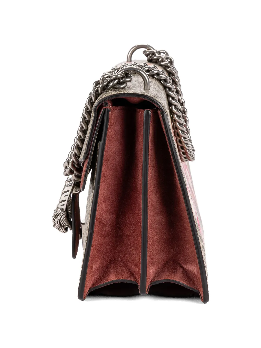 Gucci Pre-owned Dionysus GG Blooms Shoulder Bag in Neutrals, view 4