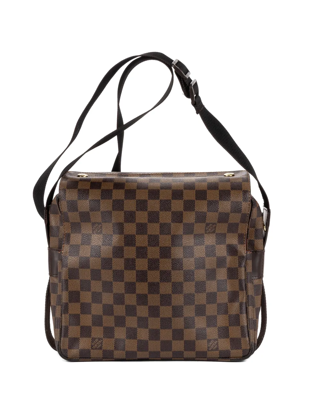 Louis Vuitton Pre-Owned Damier Ebène Naviglio messenger bag - Brown