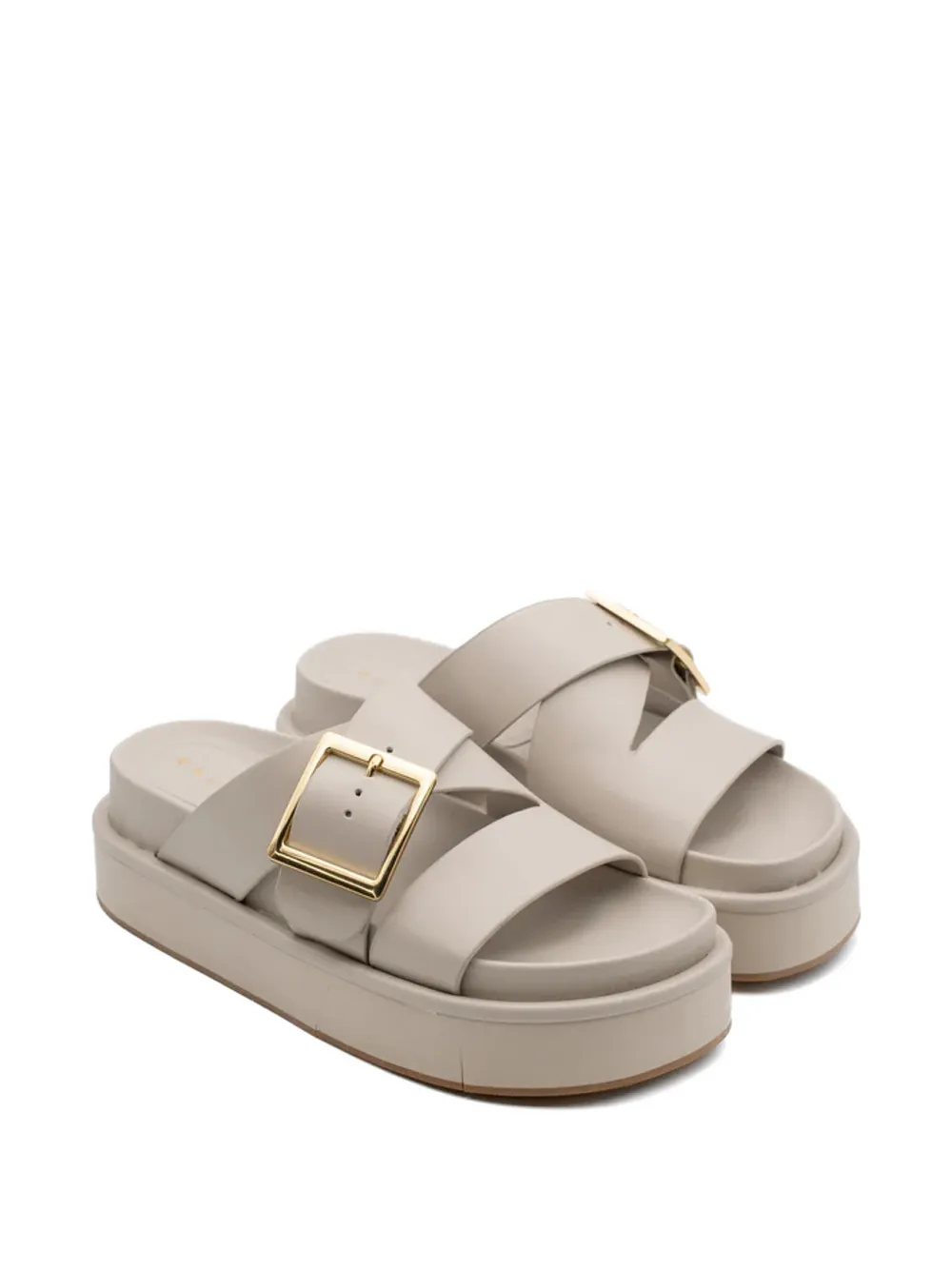 Palomitas By Paloma Barcelò Demi platform sandals Beige