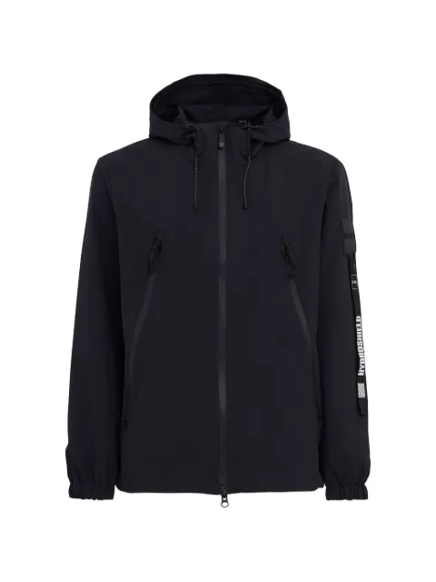 OUTHERE logo-patch hooded jacket