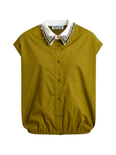 Essentiel Antwerp embellished-collar shirt