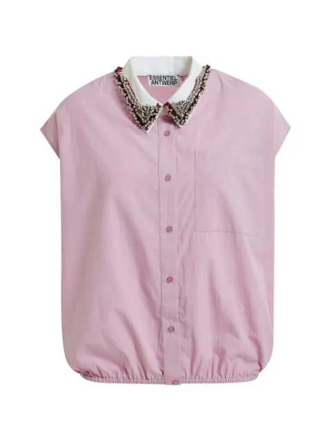 Essentiel Antwerp قميص مزين بخرز