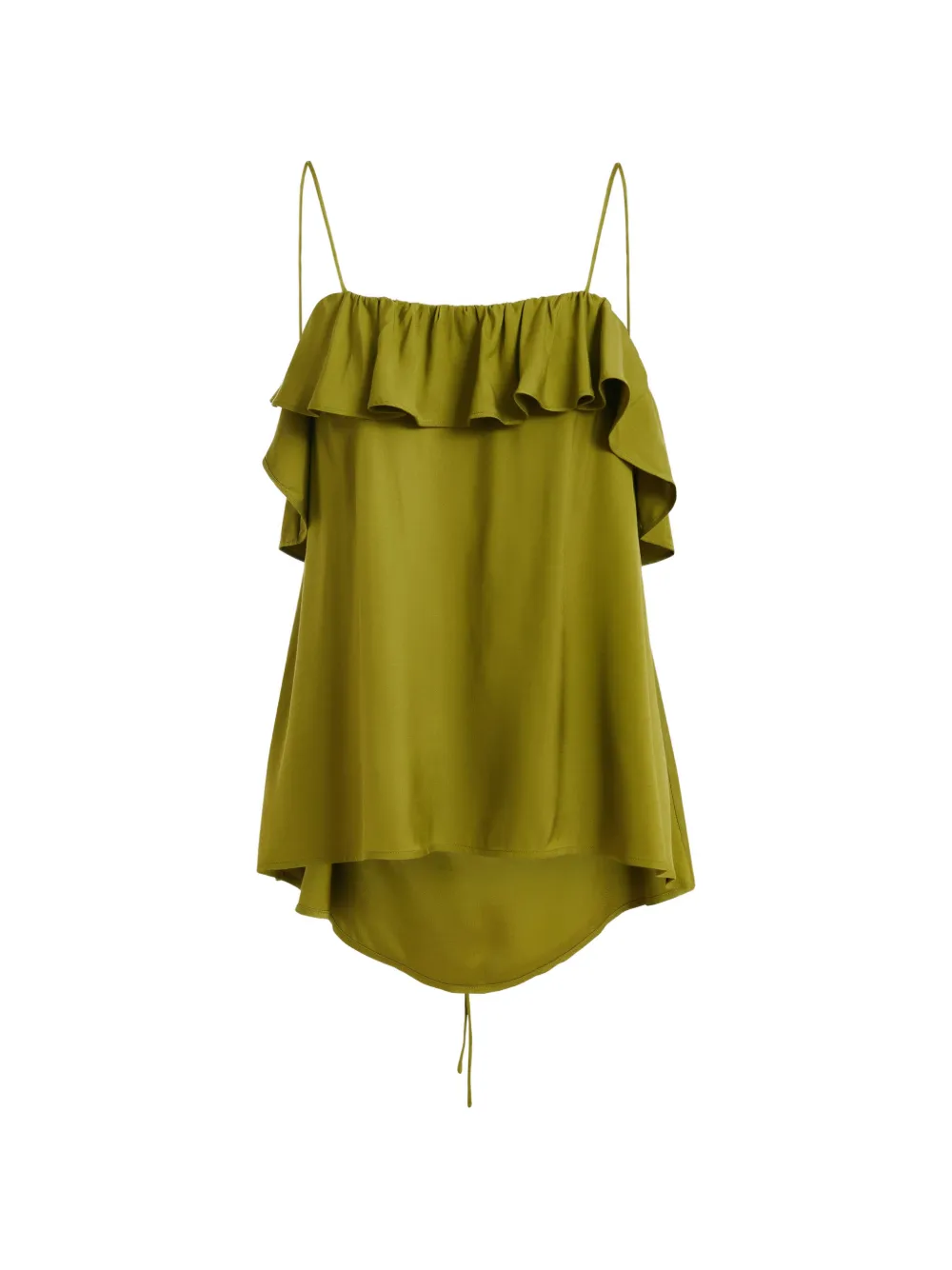 Essentiel Antwerp ruffled-neck blouse - Verde