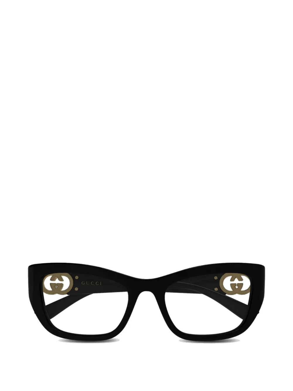 Gucci Eyewear Interlocking G cat-eye glasses - Nero