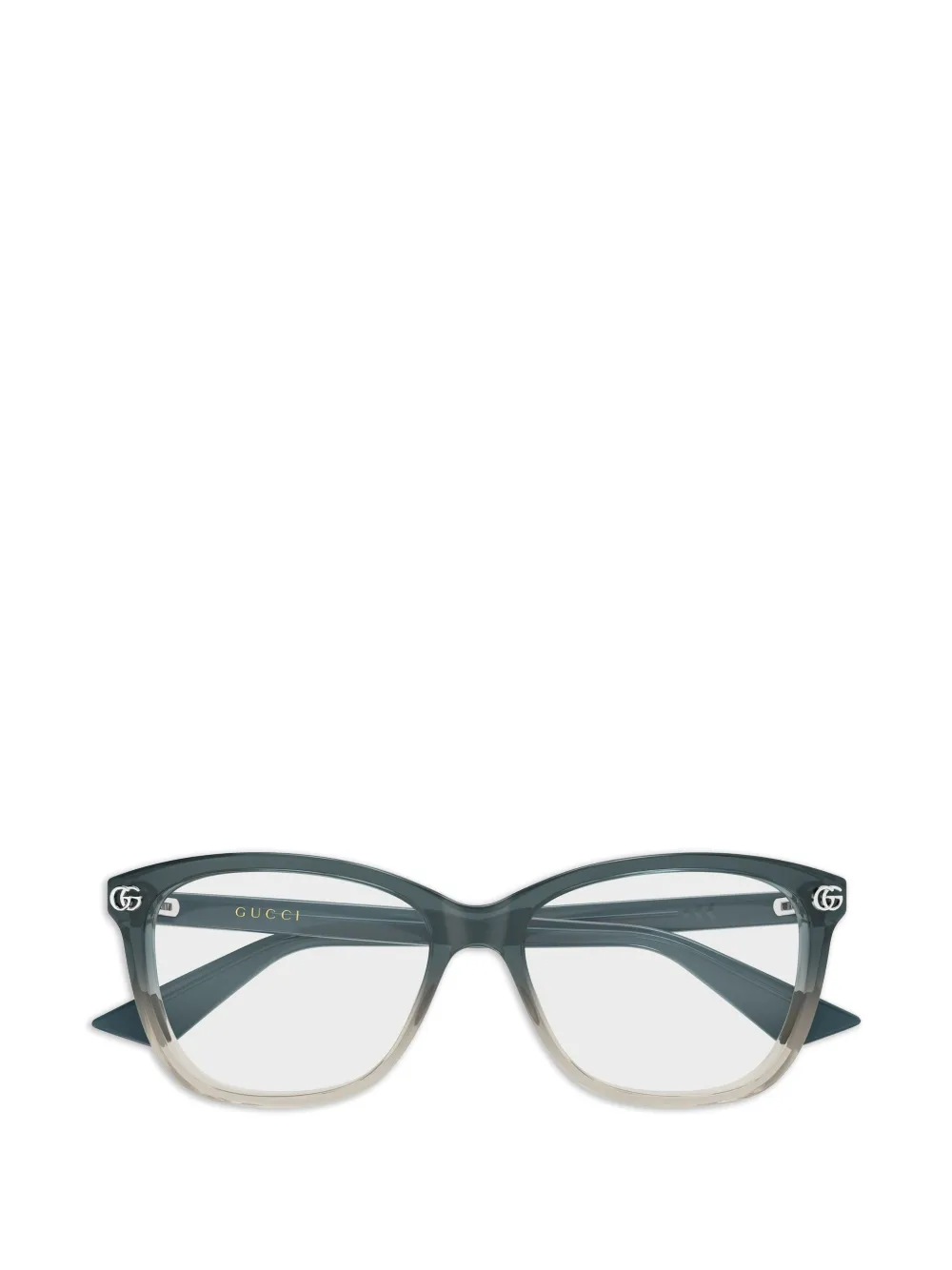 Gucci Eyewear Occhiali cat-eye GG - Verde