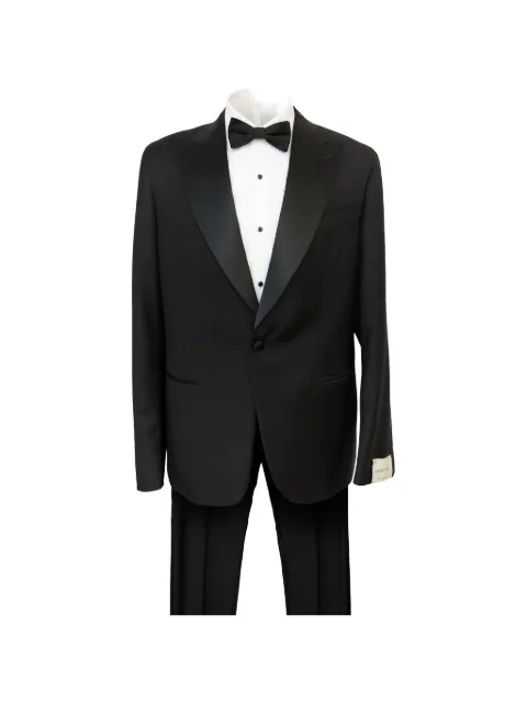 Caruso Aida shawl-lapel tuxedo single-breasted suit