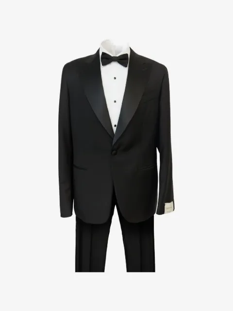 Caruso Aida shawl-lapel tuxedo single-breasted suit