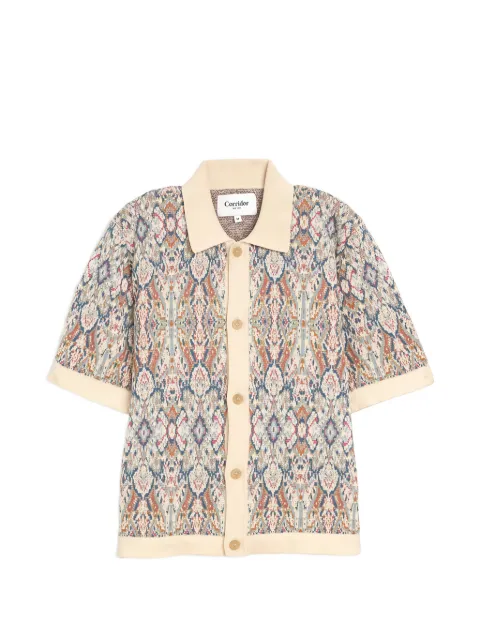 Corridor Trance jacquard-knit shirt