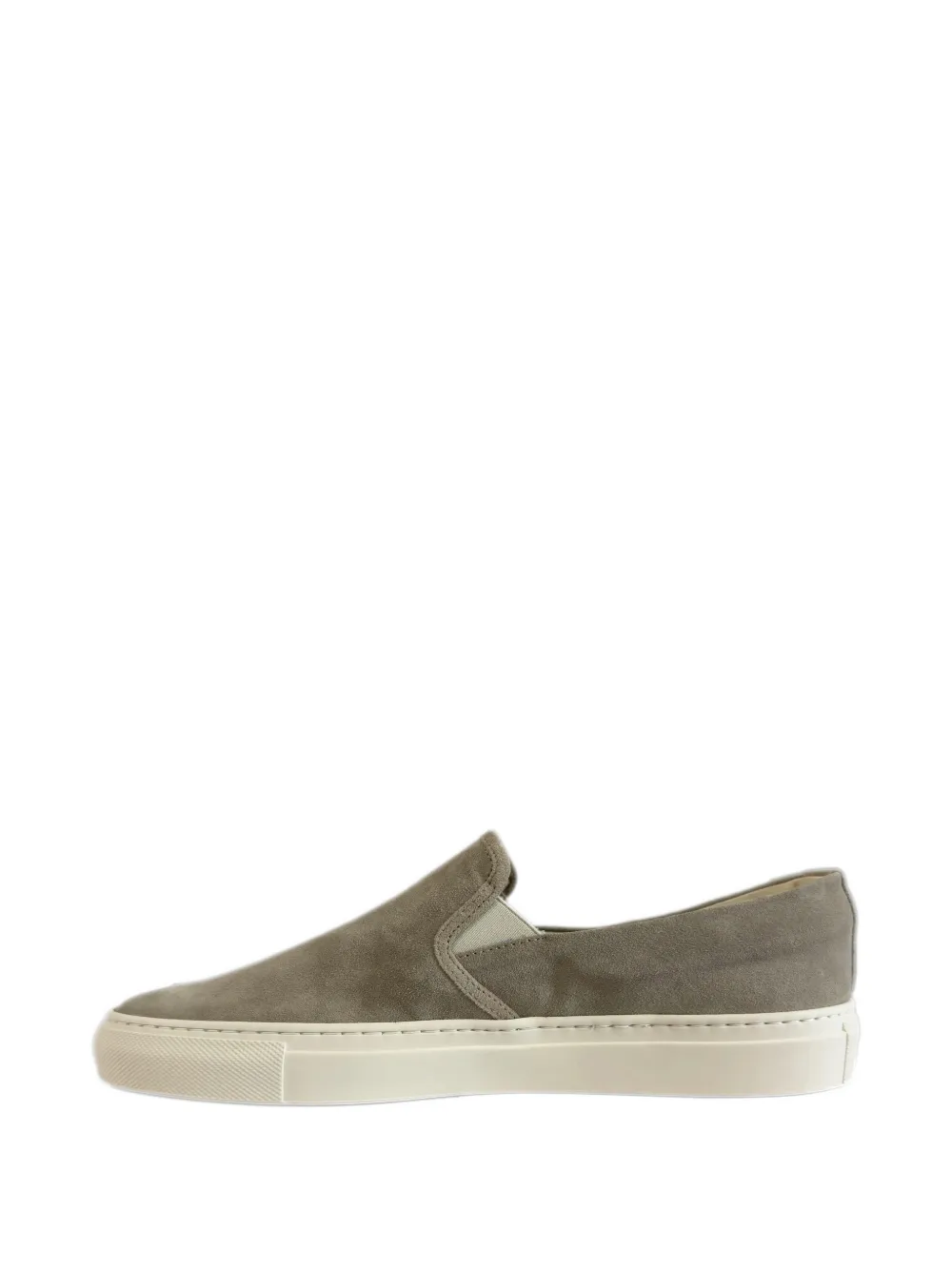 Common Projects Minimal lace-up suede sneakers Beige