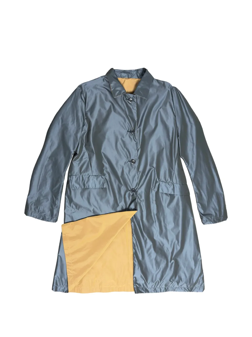 Herno reversible button-front coat - Grey