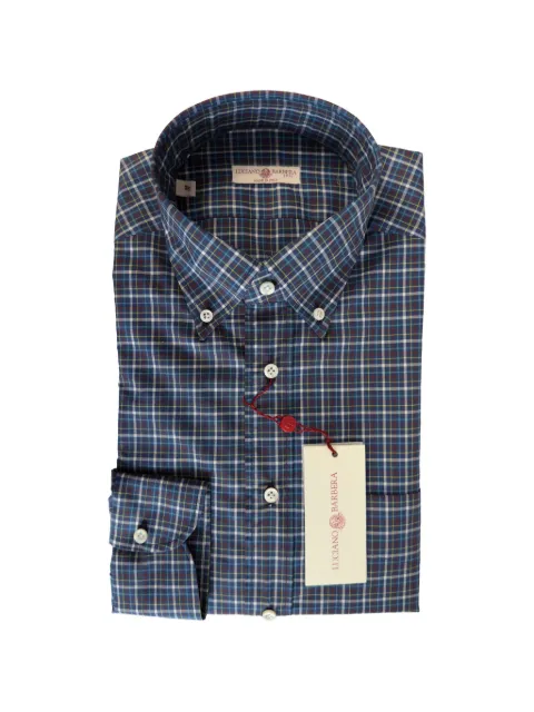 Luciano Barbera checked buttoned shirt