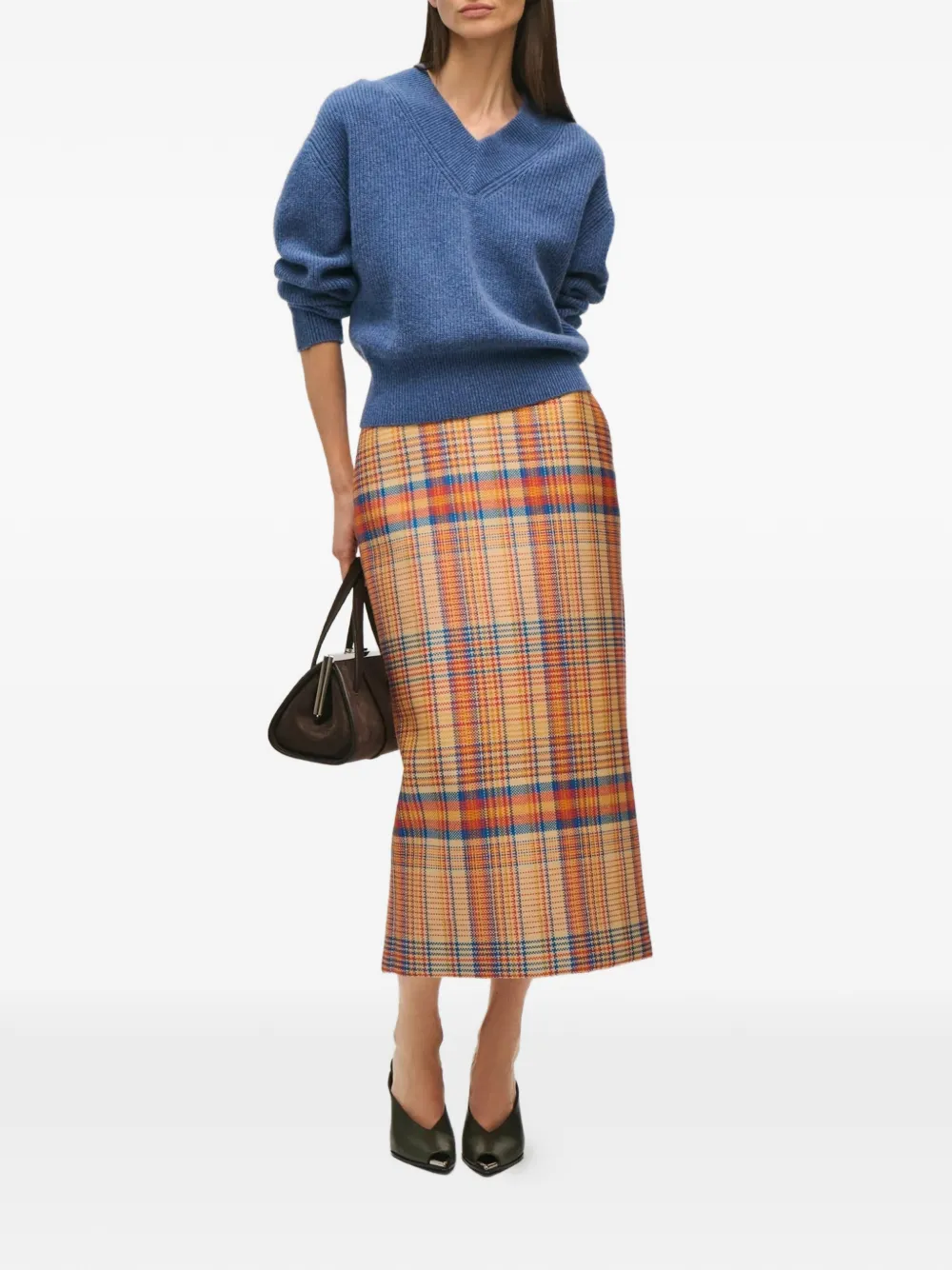  Brandon Maxwell Jersey De Canalé Maris - Azul 