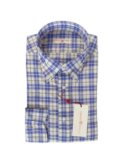 Luciano Barbera checked buttoned shirt