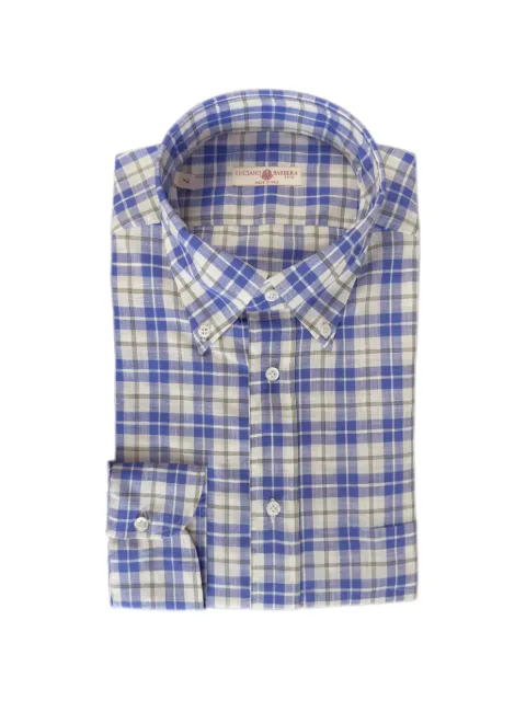 Luciano Barbera checked buttoned shirt