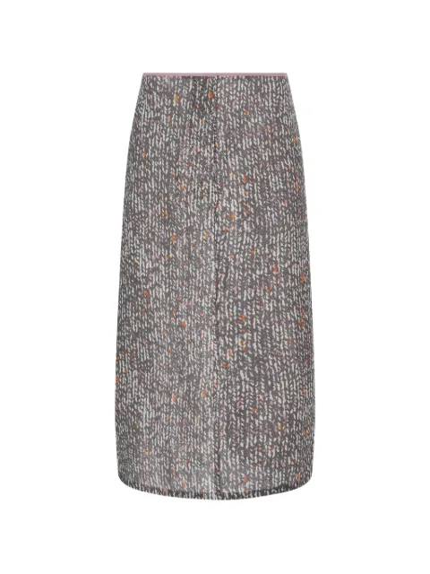 6397 printed midi skirt