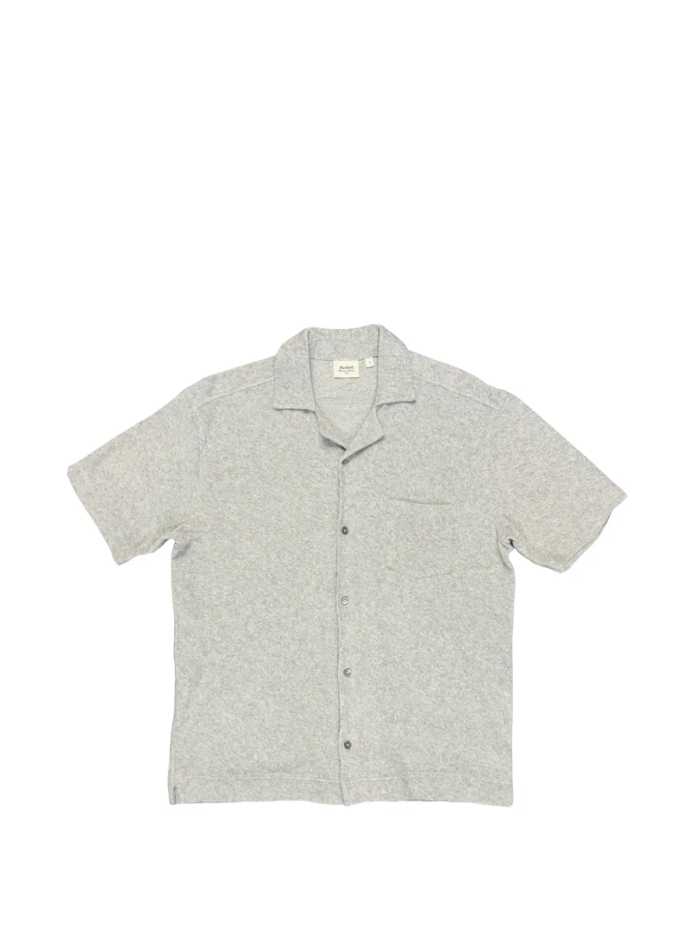 HARTFORD bouclé-knit shirt - Grigio
