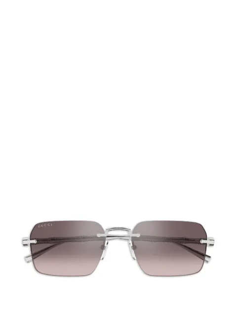 Gucci Eyewear rimless rectangle-frame sunglasses