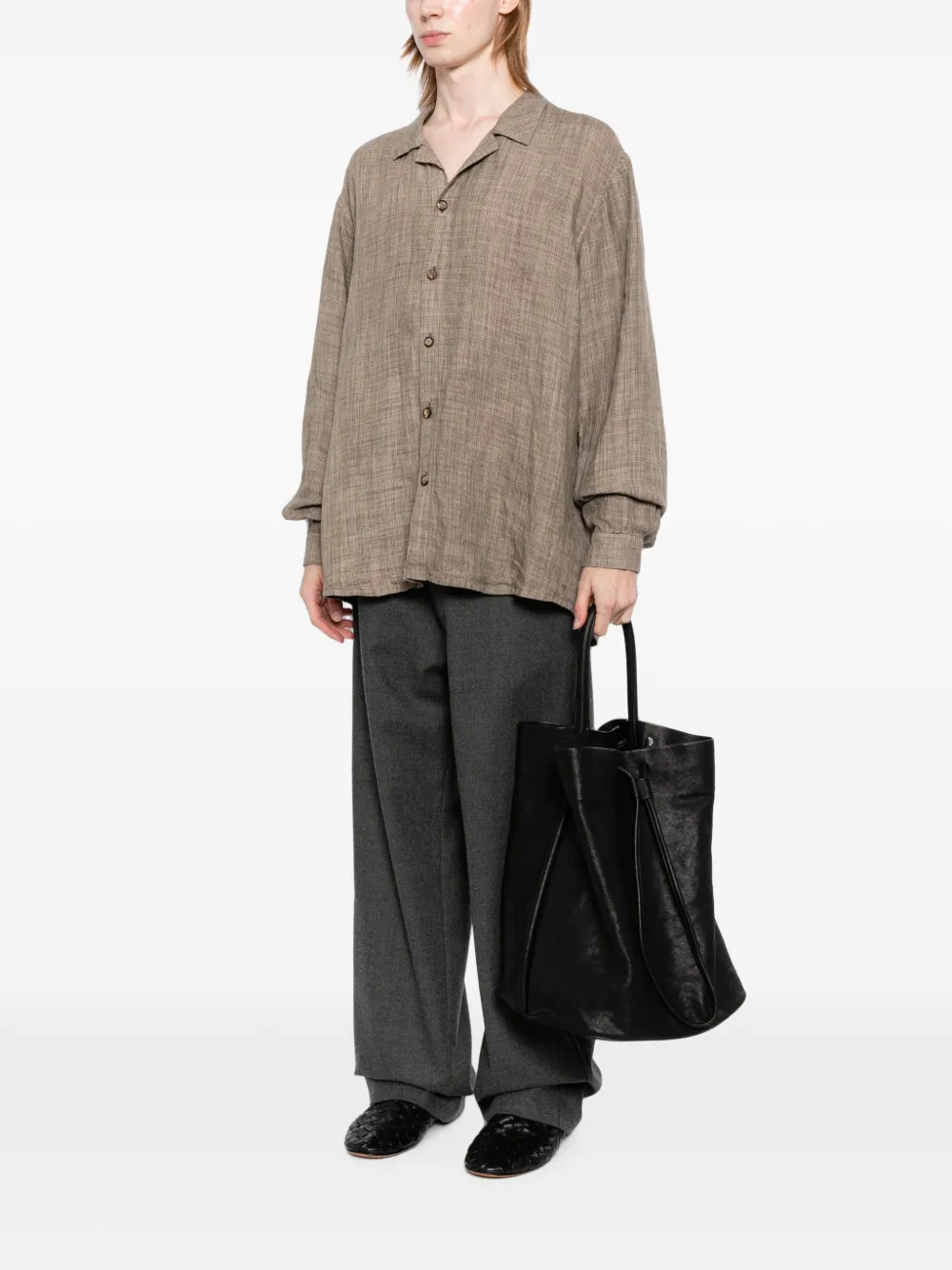 Uma Wang Grote Sac shopper Zwart