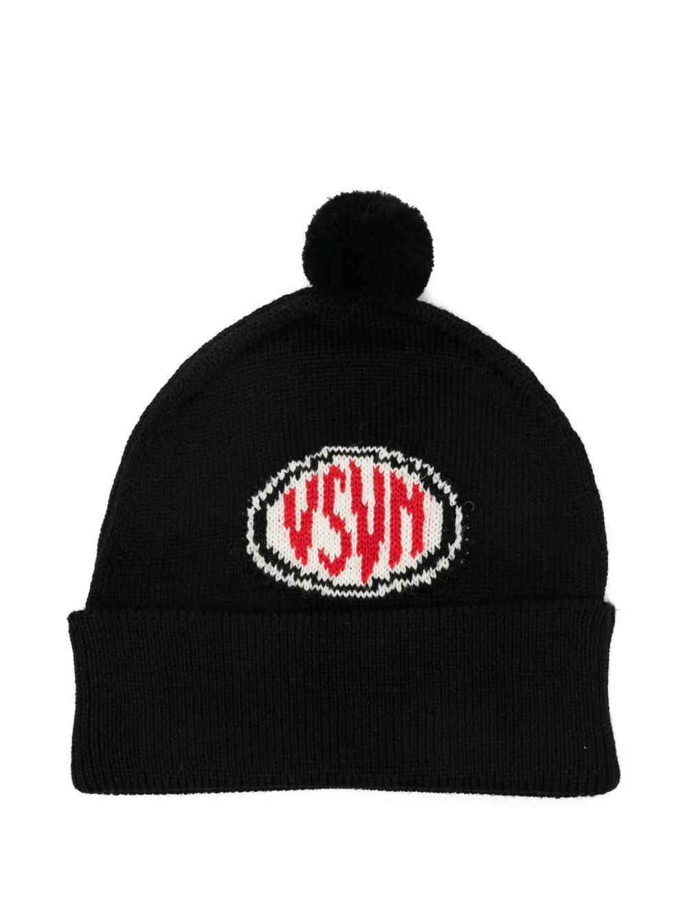  Visvim Gorro Con Logo En Intarsia - Negro 