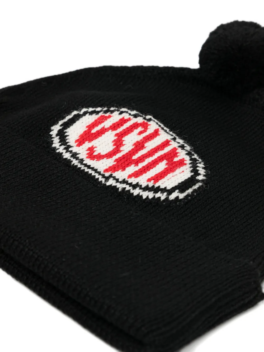  Visvim Gorro Con Logo En Intarsia - Negro 