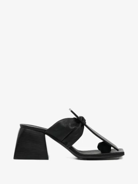 Uma Wang knotted square-toe sandals