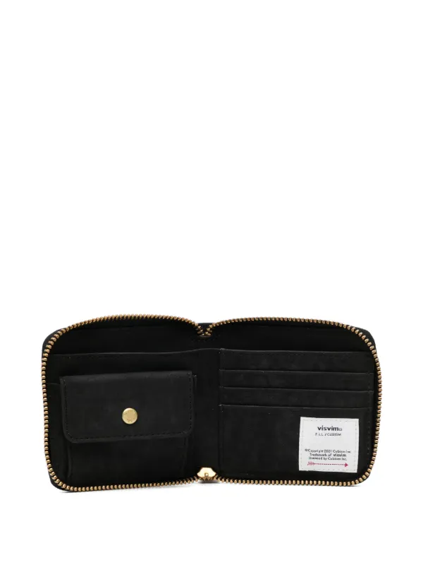 Visvim logo-debossed zip-around Wallet | Black | FARFETCH