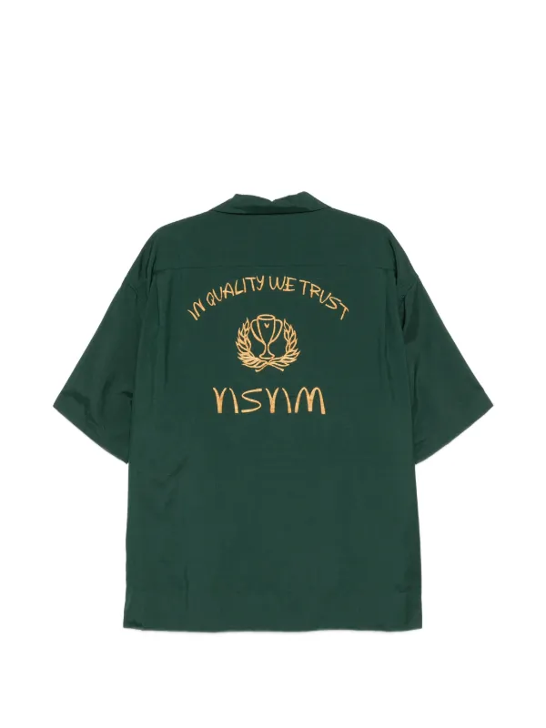 Visvim ショートスリーブ シャツ | グリーン | FARFETCH JP