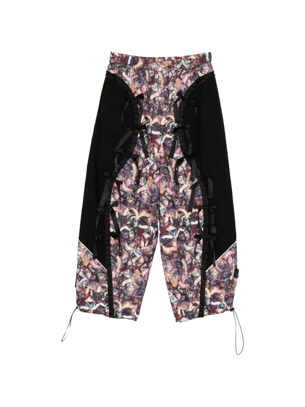 Kidill ribbon track pants - Nero