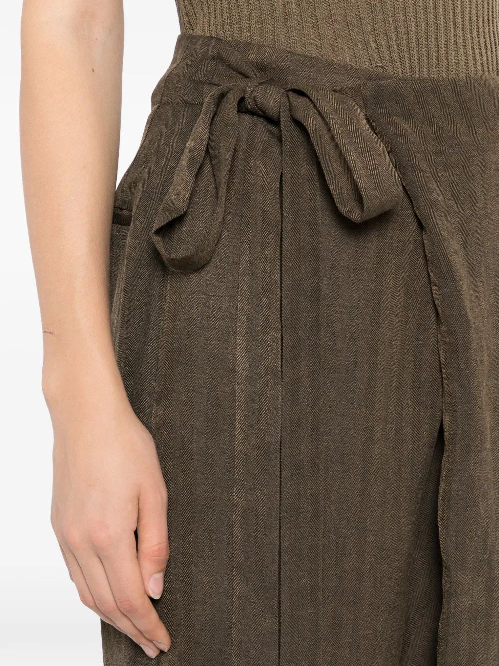 Uma Wang Pantyn broek Bruin