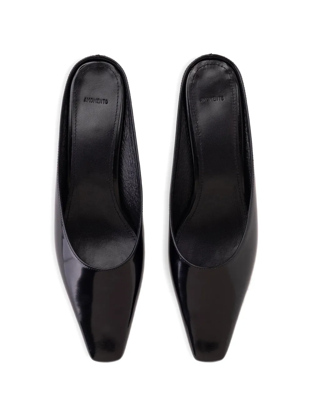 Amomento Pointed-toe Wedge-heel Mules In Multi