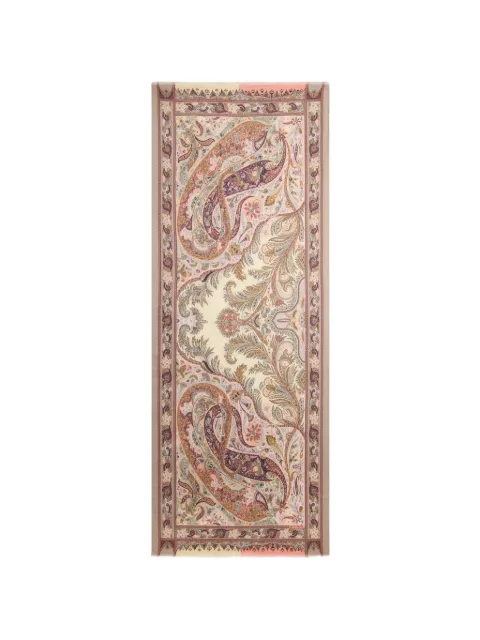 ETRO cashmere, silk and wool scarf with Paisley motif