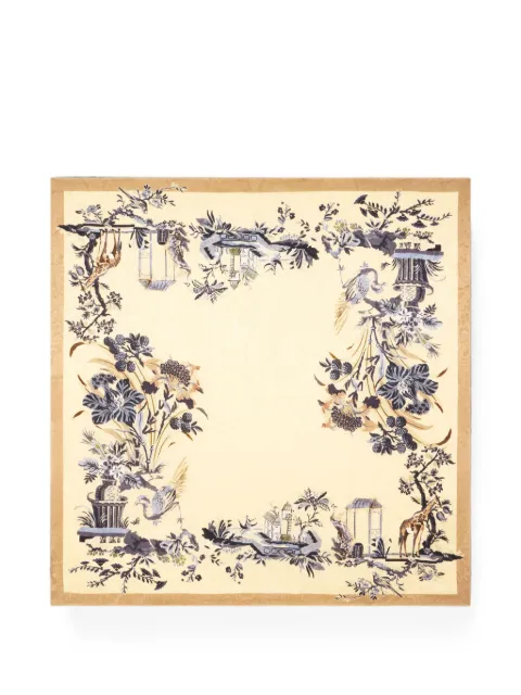 ETRO châle à fleurs en jacquard